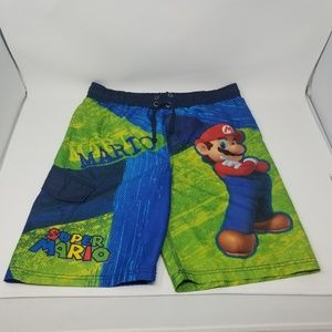 Boys Mario Swim Trunks